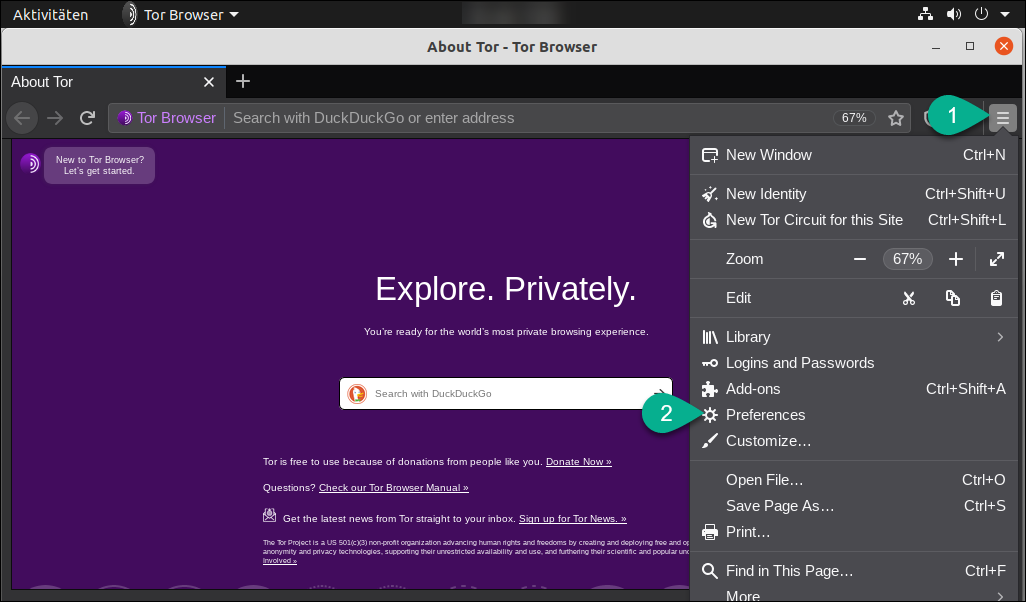 tor browser client